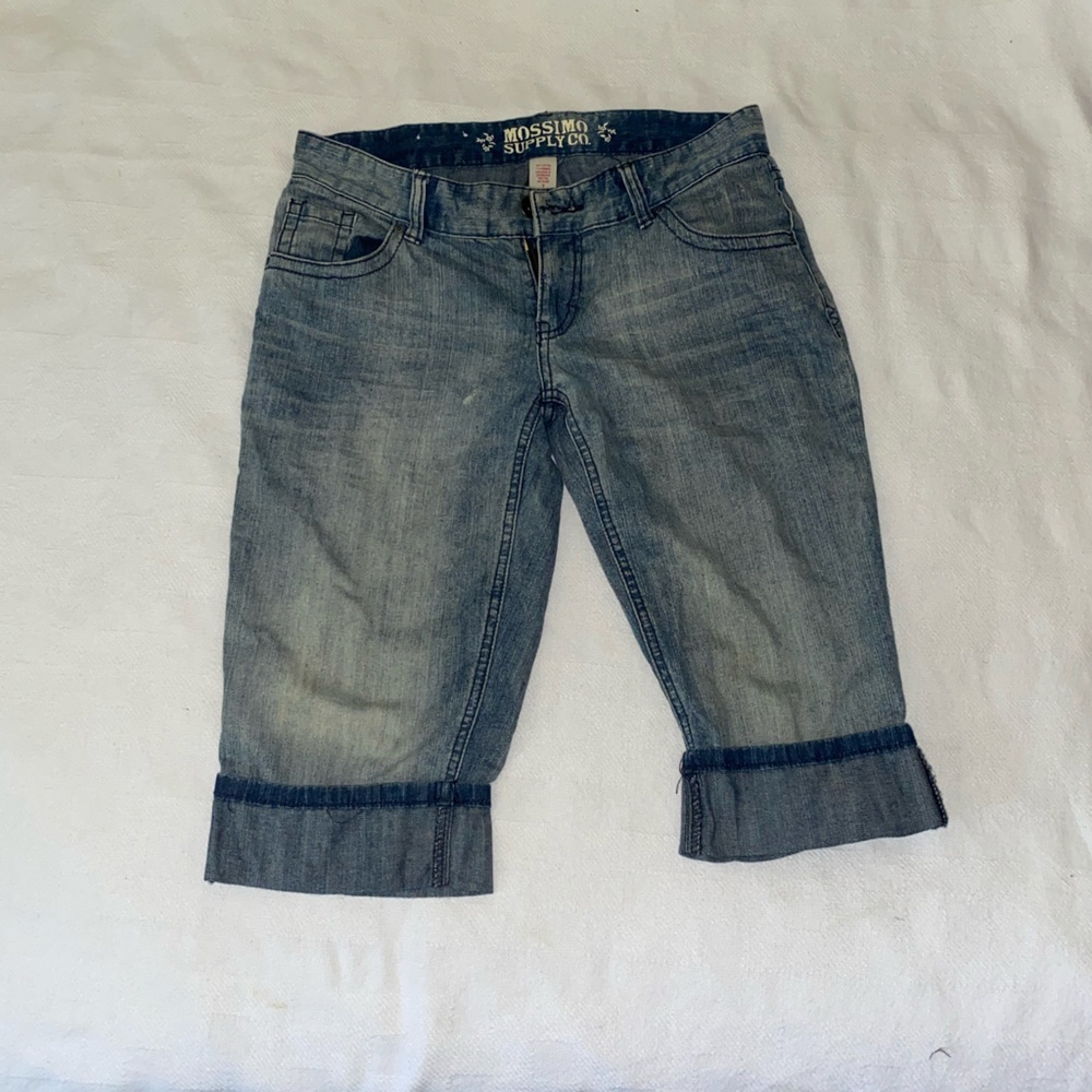 Denim capris